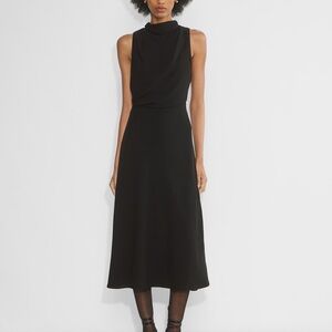 New w/tags: Wilfred Black Sleeveless Mock-Neck Dress (Caroline Kennedy style)